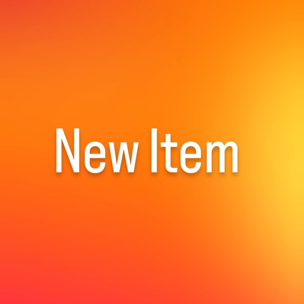 New Item Live